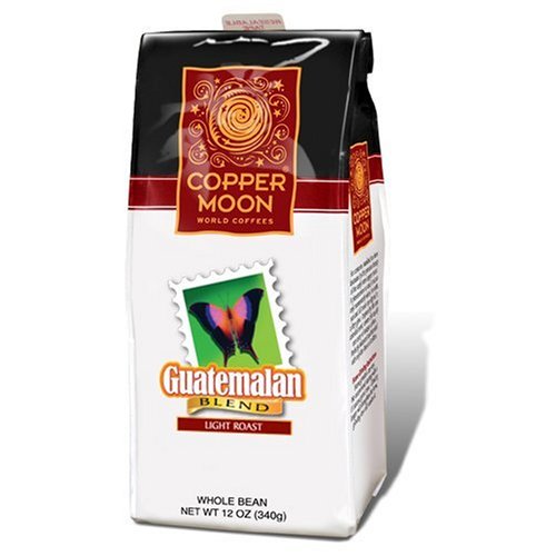 Copper Moon Guatemalan Coffee, Whole Bean, 12-Ounce Bags (Pack of 3)