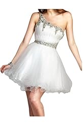 Tulle  One Shoulder  Ball Gown Party Dress/Mini Dress 