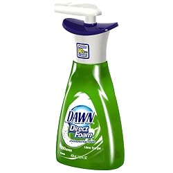 Dawn Direct Foam Dishwashing Foam, Lime Surge Scent, Case Pack, Ten - 13.5 Fluid Ounce Pump Bottles.