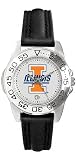 Illinois Fighting Illini Ladies Leather Sports Watch