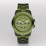 Fossil Stella Large Aluminum Watch - Green