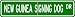 New Guinea Singing Dog STREET SIGN ~ High Quality Aluminum ~ Dog Lover
