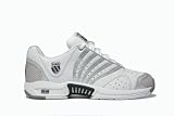 K-Swiss Tennisschuh Ascendor Leather, Damen, white/platinum/black
