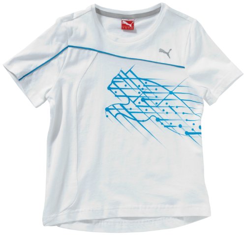 PUMA Jungen T-Shirt, white, 152, 819580 03 Preisvergleich