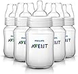 Philips AVENT Classic Plus BPA Free Polypropylene Bottles, 9 Ounce (Pack of 5)