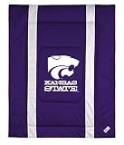 KANSAS STATE WILDCATS OFFICIAL LOGO TWIN SIZE JERSEY COMFORTER