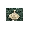 Eastern Illinois Univ "Eiu" Football Charm/Pendant