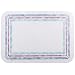 Dinex DXR30001M Paper Illusions Pattern Tray Cover with Scalloped Edge/Round Corner, 18-3/4" Length x 13-5/8" Width, Size M (Case of 1000)