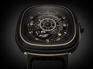 SevenFriday P2-2 Industrial Revolution Black and Gold