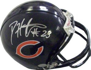 Devin Hester Signed Chicago Bears Replica Mini Helmet- JSA Hologram