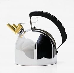 Alessi Stainless Steel Kettle with Melodic Whistle