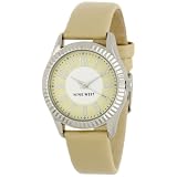 Nine West Womens NW1173CMCM Silver-Tone Round 