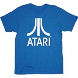 Atari Logo Royal Blue Adult T-shirt