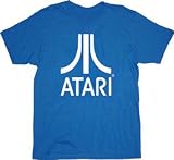 Atari Logo Royal Blue Adult T-shirt
