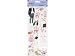 Forever In Time Clear Sticker, Wedding Bliss, 4.75-Inch x 12-Inch