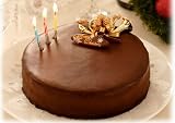 【ザッハトルテ2009年クリスマスケーキ】2009年12月中旬以降発送！　8-10人分たっぷりサイズで大人数パーティもＯＫ♪感動のザッハトルテ（チョコレートケーキ）クリスマスケーキ・神戸お取り寄せスイーツ