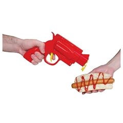 The Novelty Gift Company Pistole f�r Senf / Ketchup Sauce Dispenser CONDIMENT GUN Ketschuppistole