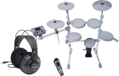 Kat KT1 5-Piece Electronic Drum Set w/ SR950 Headphone Package