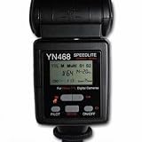 YongNuo YN-468 E-TTL Speedlite With LCD Display, Suitable for Canon 50D 40D 500D 1000D 450D
