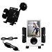 Electronics : Microsoft Zune Flexible Auto Windshield Holder with Car Charger - Uses Gomadic TipExchange