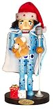 Kurt Adler 11 Wooden Elvis in Blue Jumpsuit Nutcracker
