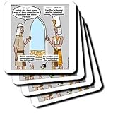 Rich Diesslin The Cartoon Old Testament - Exodus 1 6 14 Multiply and Divide Bible pharaoh hebrews multiply divide birds and bees reproduction - Coasters