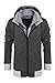 Coofandy Men's Fashion Thicken Hoodie Casual Sweatshirts Slim Fit Jacket