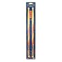 Rockband Rubber Tip Drum Sticks - Yellow Flames