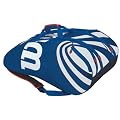 Wilson Tennistasche BLX Tour Super Six Henin, blau/wei�
