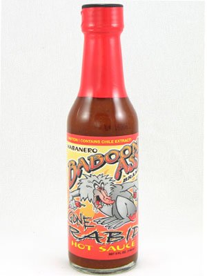 Baboon Ass Brand Gone Rabid Hot Sauce with Chile Pepper Extract by Dave's Gourmet