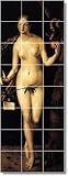 IMAGE OF Albrecht Durer Religious Custom Tile Mural 8. 24x36 inches using (24) 6x6 ceramic tiles.
