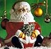 Sculpted Christmas Cookie Jars 10 Inch Santa