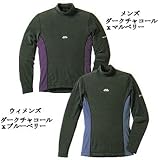 モンベル アクアボディロングスリーブシャツ Women’s ダークチャコール×ブルーベリー(DC/BB) L 1127229