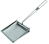 from Rink UK Stainless Steel 8 Square Fat Skimmer - Flat Handle - 80 Mesh