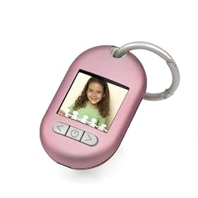 Gear Head 1.5-inch Digital Keychain (TFT) (Brushed Pink)