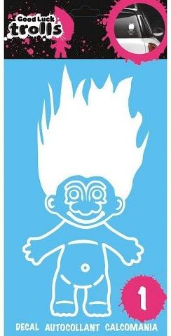 Good Luck Trolls Window Decal - Troll