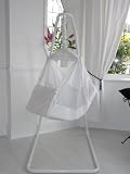 Amby Natures Nest Motion Bed Hammock Package : Colour White Includes Two Fitted Sheets