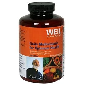 Weil Nutritional Daily Multivitamin for Optimum Health, Tablets, 180-Count Bottle