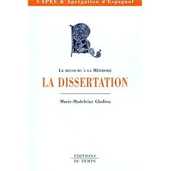 La dissertation d'espagnol au CAPES d'espagnol