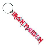 【ロンドン直輸入オフィシャルグッズ】 アイアン・メイデン メタルキーリング Iron Maiden Key Ring (Key Chain): Logo with Tails