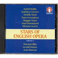 Stars of English Opera, Vol.3