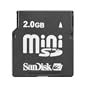 SanDisk SDSDM-2048-A10M 2 GB Mini SD Card (Retail Package)