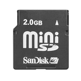 SanDisk SDSDM 2048 A10M 2 GB Mini SD Card