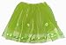 Green Flower Tulle Tutu Skirt (one size, ages 2-8 year, size 2T-10/12) - dress up fairy girls toddler youth princess party ballet costume dress-up apparel tutus