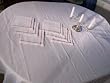 Luxury Drawnwork Elegant Tablecloth + Napkins Set