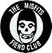 The Misfits Fiend Club Embroidered iron on patch