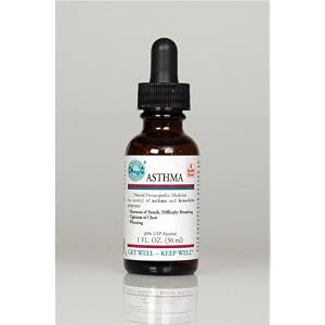 ASTHMA (1 FL OZ), Natural Homeopathic Medicine. For control of asthma and bronchitis symptoms