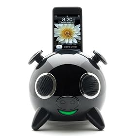 Amethyst iPig iPod Speaker Dock - Black