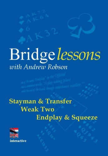 Bridge Lessons Andrew Robson: Stayman & Transfer,