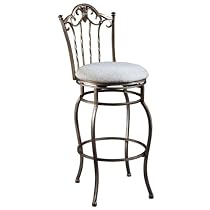 Ambrosia Marble Swivel Bar Stool